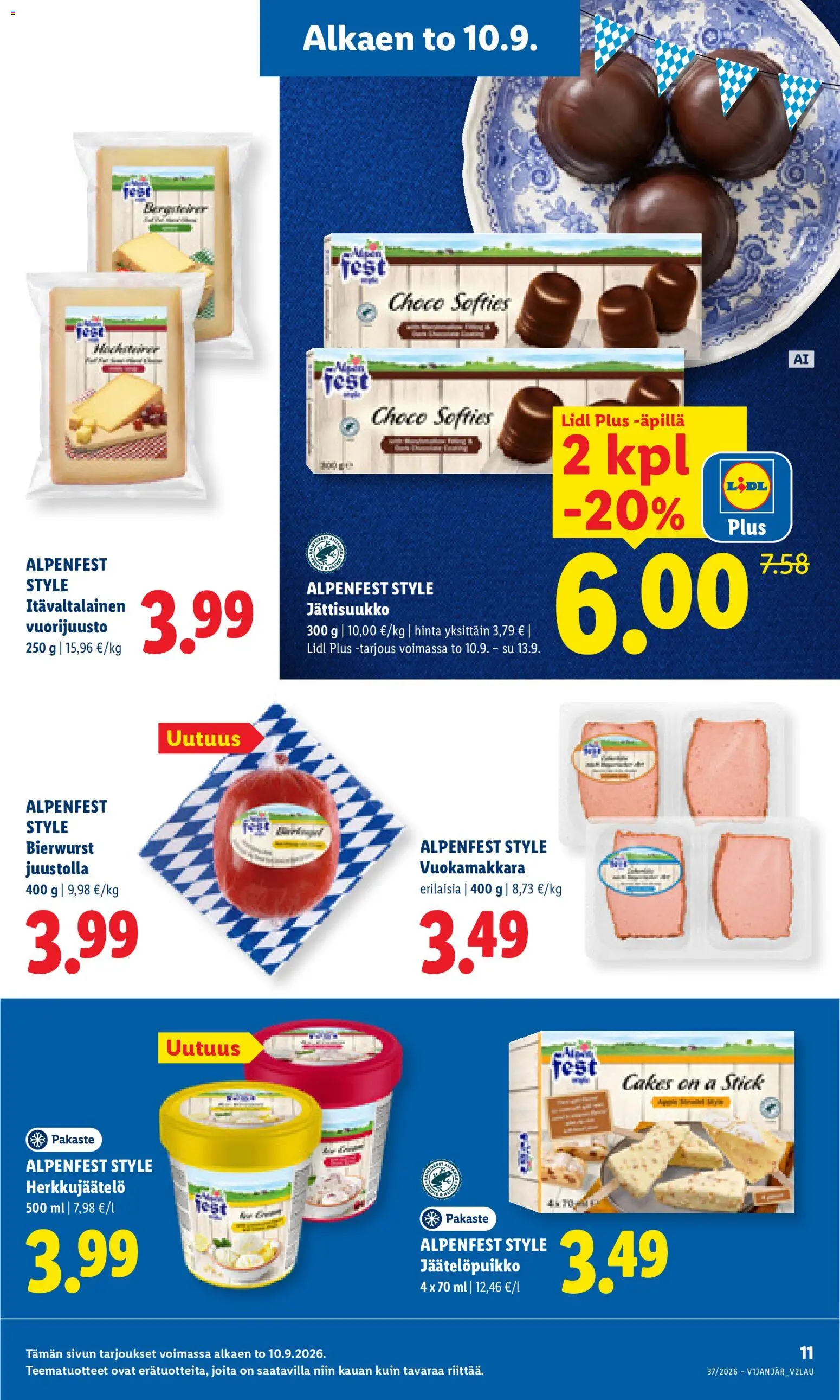 Lidl tarjoukset – voimassa 10/09/2026 alkaen | Sivu: 11
