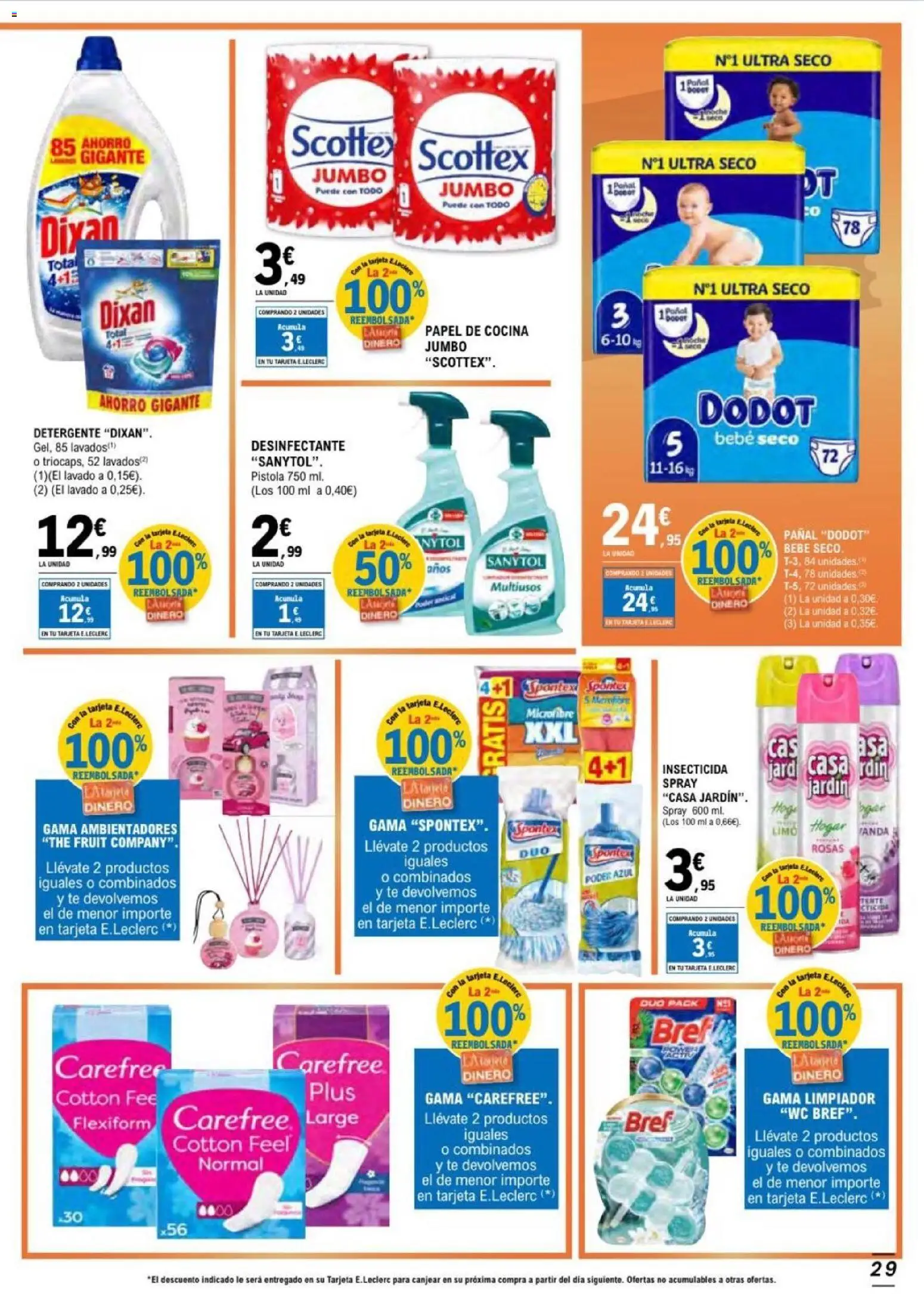 E.Leclerc folleto Salamanca │ válido desde el 17.06.2026 | Página: 29 | Productos: Detergente, Té, Cocina