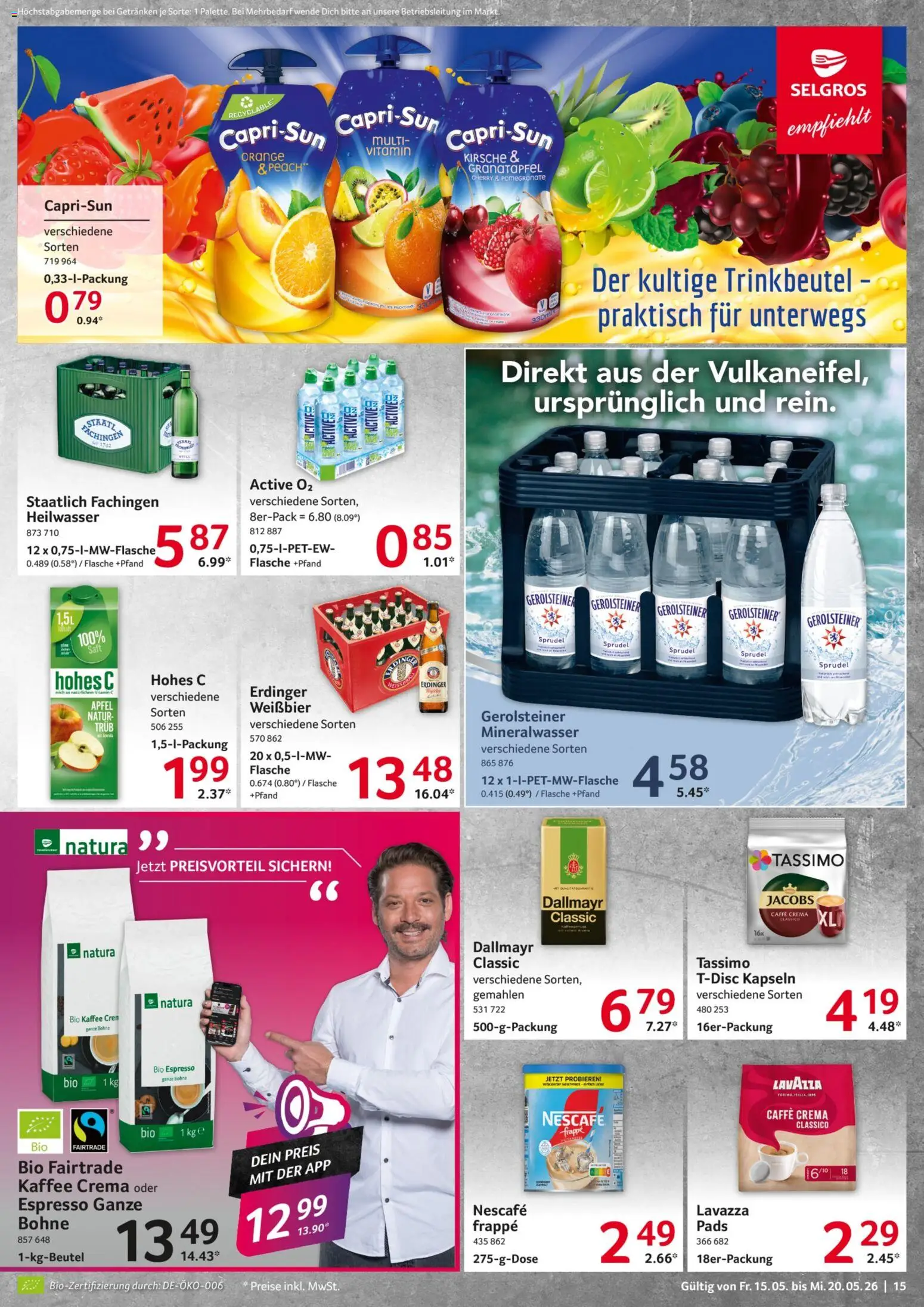 Selgros Prospekt 	 | 15.05.2026 | Wie erhält man einen begrenzten Rabatt? | Deutschland