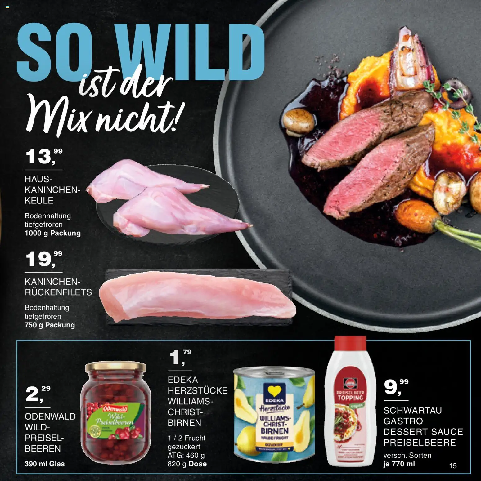 Handelshof Wildkatalog – gültig ab 15.10.2026 | Seite: 15 | Produkte: Kaninchen