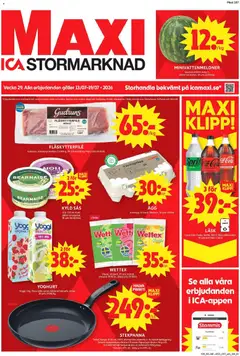 ICA Maxi erbjudanden - Förhandsvisning av reklamblad från butik ICA Maxi aktuell från 13/07/2026