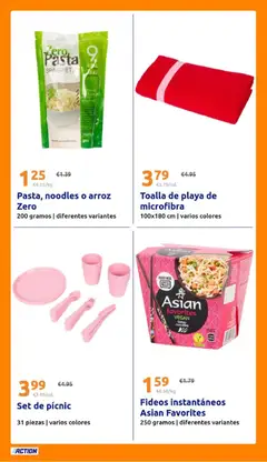 Vista previa Action folleto válido desde el 29/07/2026 | Página: 20 | Productos: Arroz, Fideos, Pasta