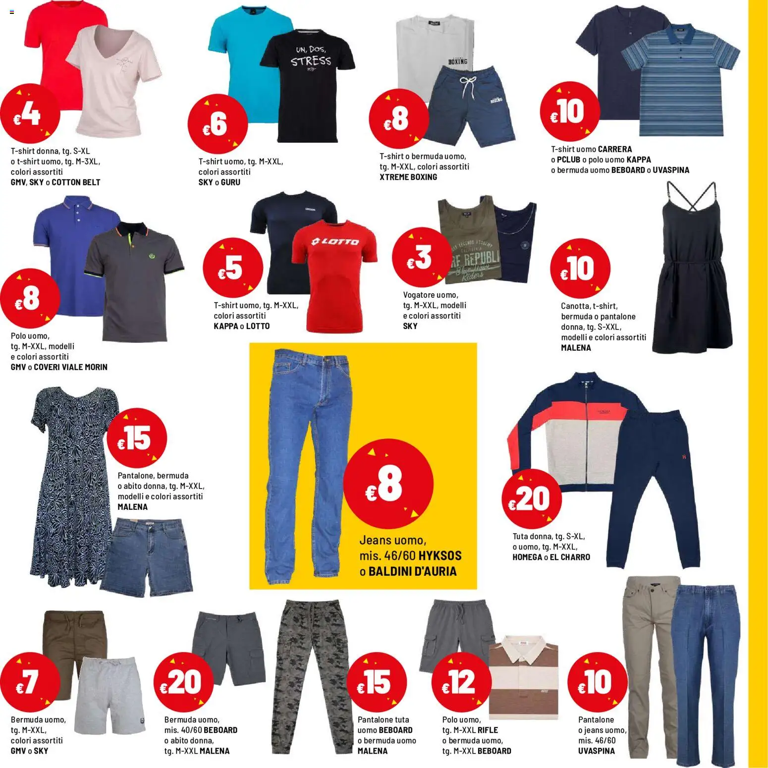 Volantino Iper del 12.06.2026 | Pagina: 37 | Prodotti: Bermuda, Abito, Jeans, Polo