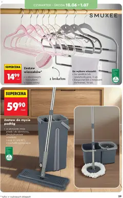 Pogląd oferty "Biedronka gazetka - Hity i inspiracje" - ważna od 13.06.2026 | Strona: 31 | Produkty: Spodnie, Wieszaki