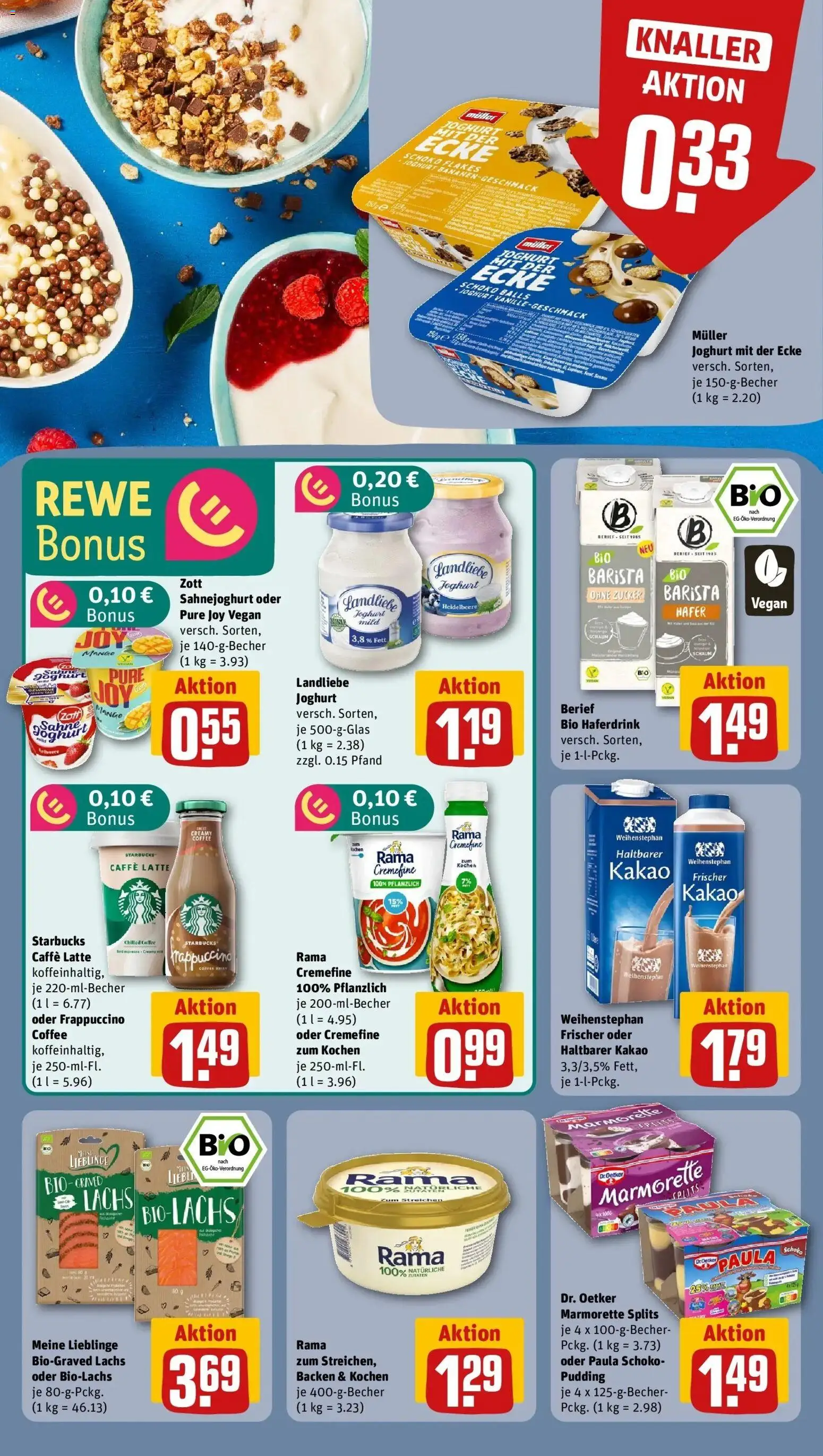 Rewe Prospekt Essen / Stoppenberg – gültig ab 26.05.2026 | Seite: 11 | Produkte: Margarine, Rama, Haferdrink, Landliebe joghurt