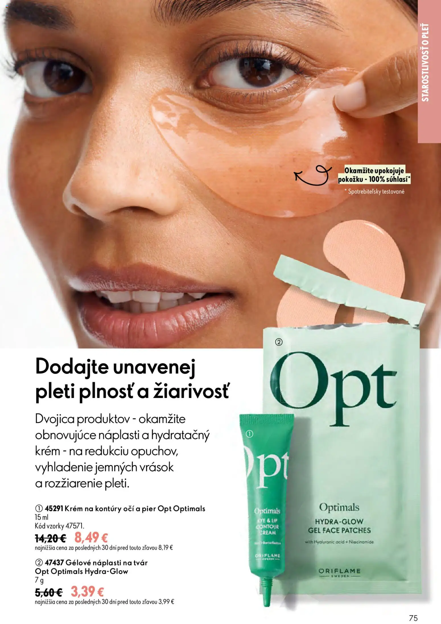 Nové Oriflame akcie – leták je platný od 09.09.2026 | Strana: 75 | Produkty: Krém