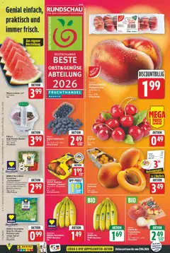 E center Prospekt ab 08.06.2026 gültig | Seite: 4 | Produkte: Korb, Tomaten, Kirschen, Salat