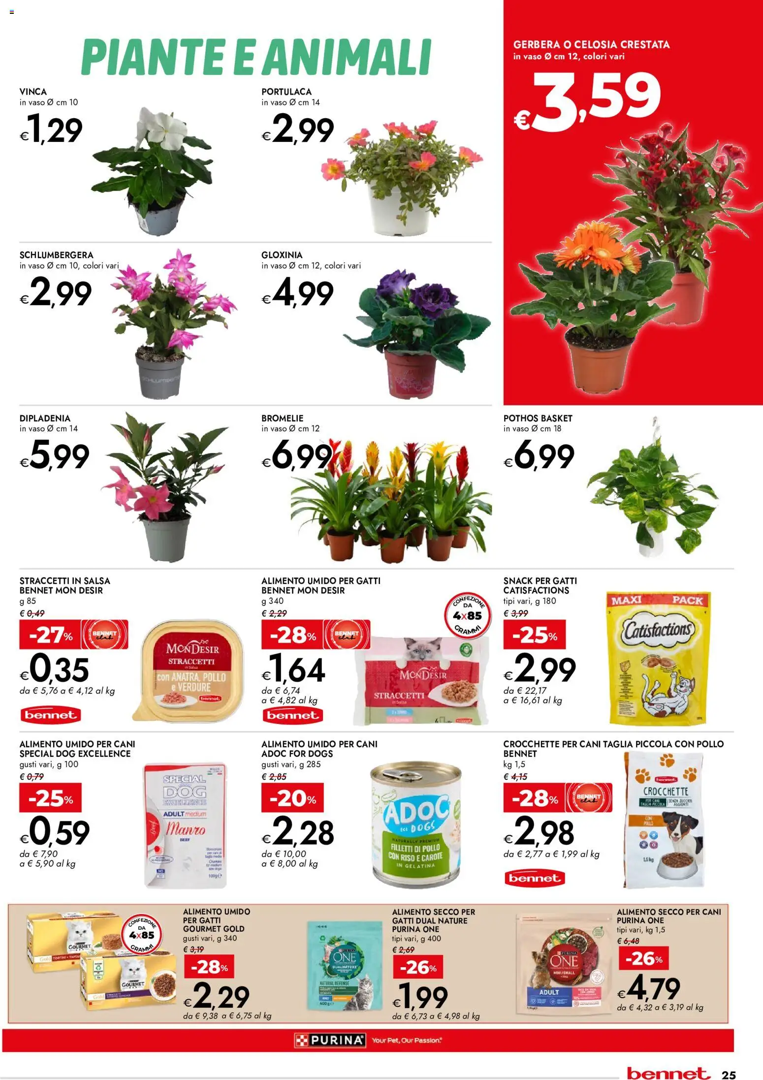Volantino bennet del 21.05.2026 | Pagina: 25 | Prodotti: Pollo, Manzo, Salsa, Carote