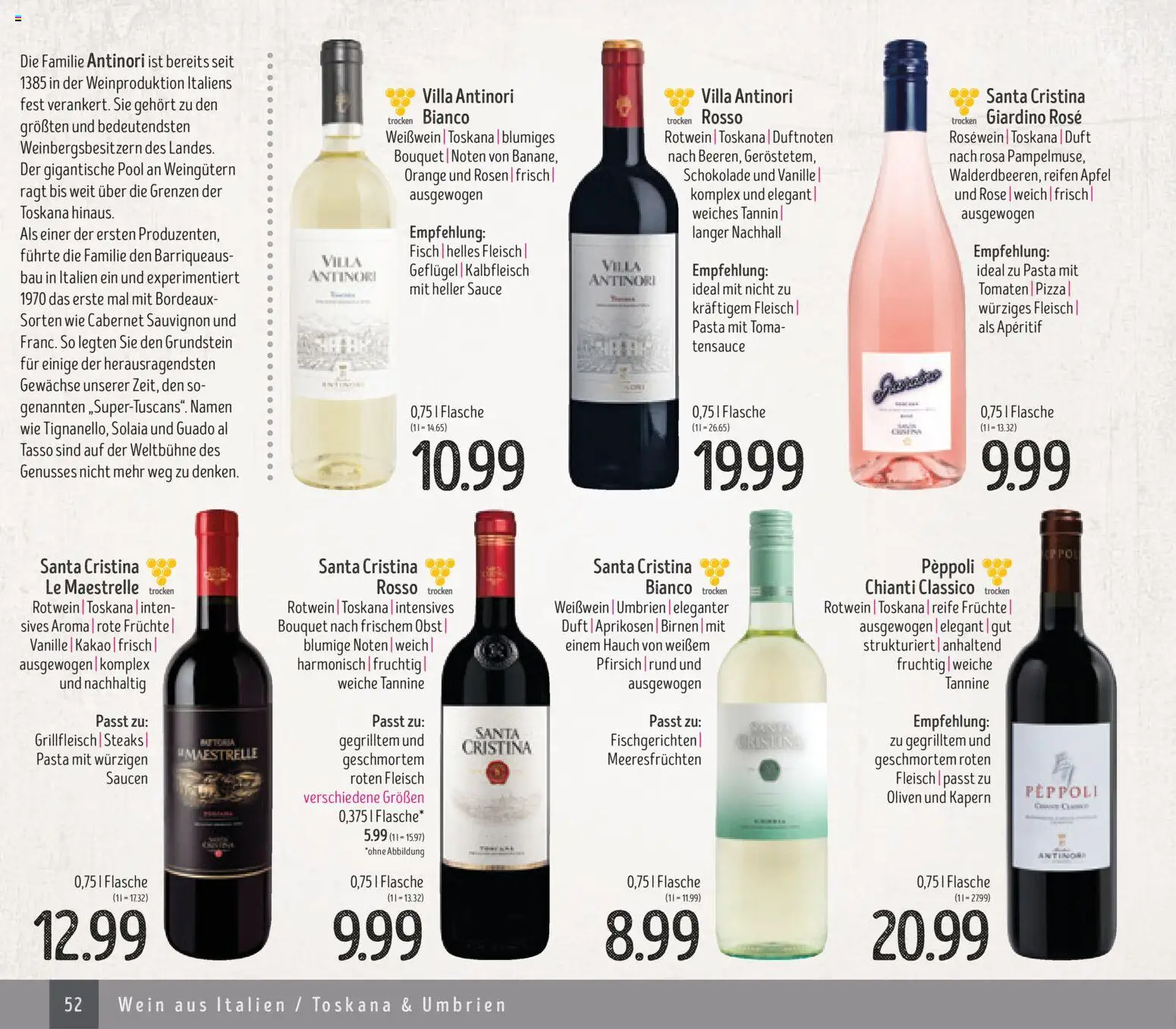 Edeka Struve Wein– und Spirituosen – gültig ab 14.11.2025 | Seite: 52 | Produkte: Schokolade, Weißwein, Pasta, Pizza