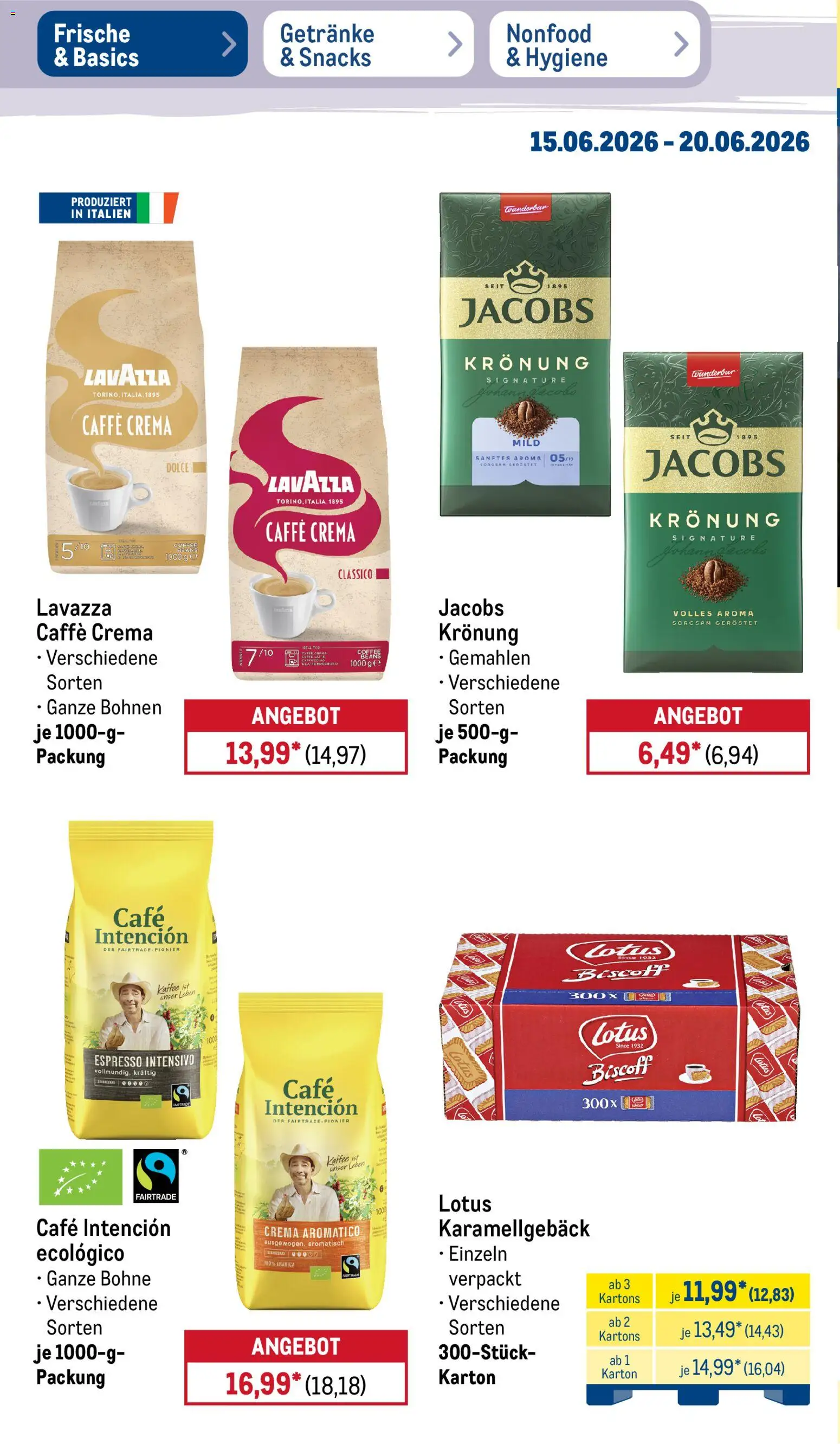 Metro Prospekt – gültig ab 15.06.2026 | Seite: 24 | Produkte: Lavazza, Kaffee