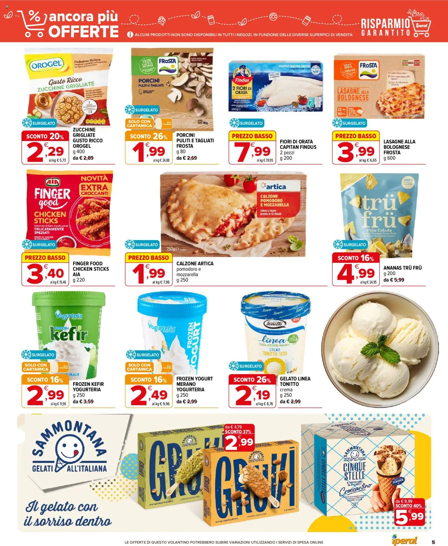 Volantino Iperal del 04.06.2026 | Pagina: 5 | Prodotti: Yogurt, Pollo, Orata, Ananas