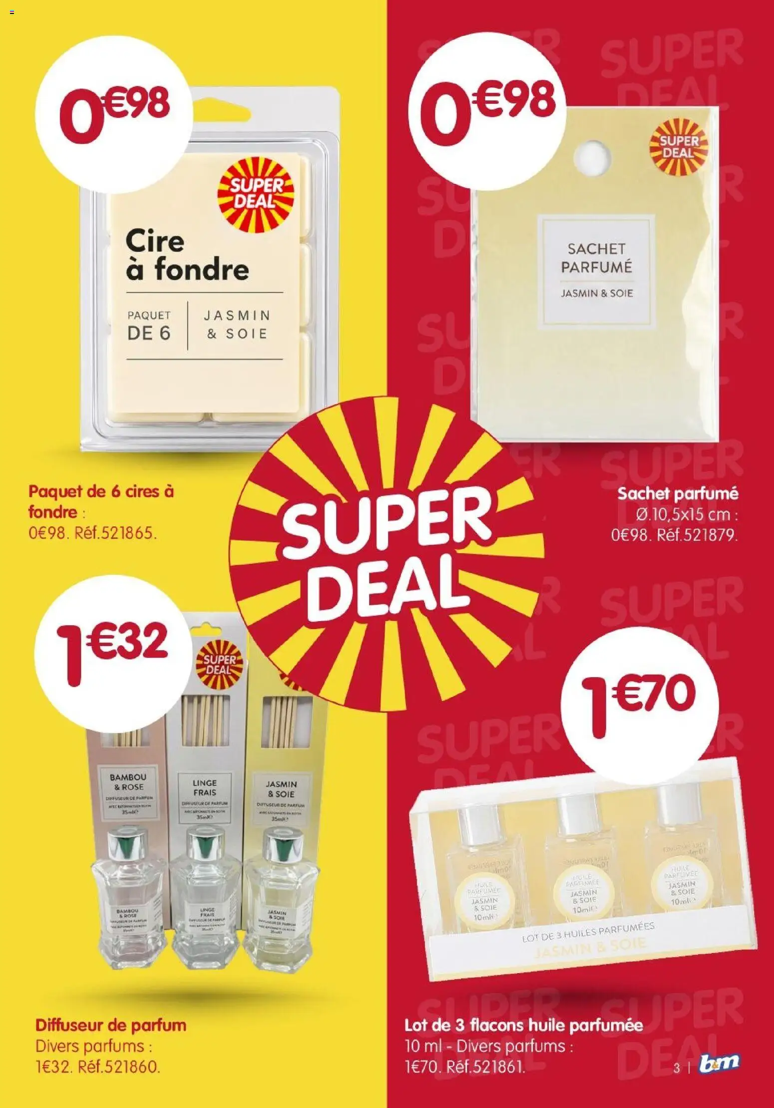 {H1} | Page: 3 | Produits: Cire, Parfum, Diffuseur, Huile