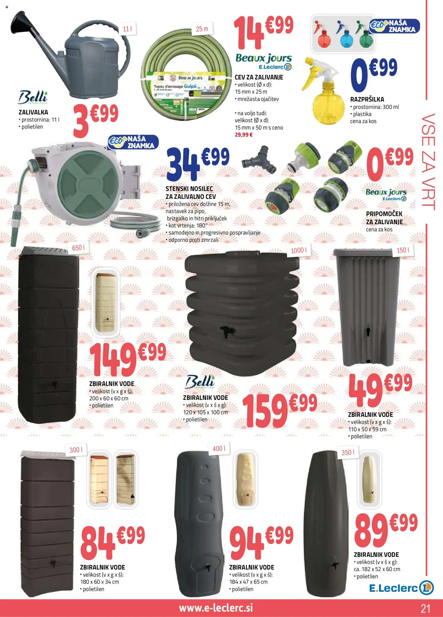 Novi E.leclerc katalog ponudbe – veljaven od 08.04.2026 | Stran: 21 | Izdelki: Kos