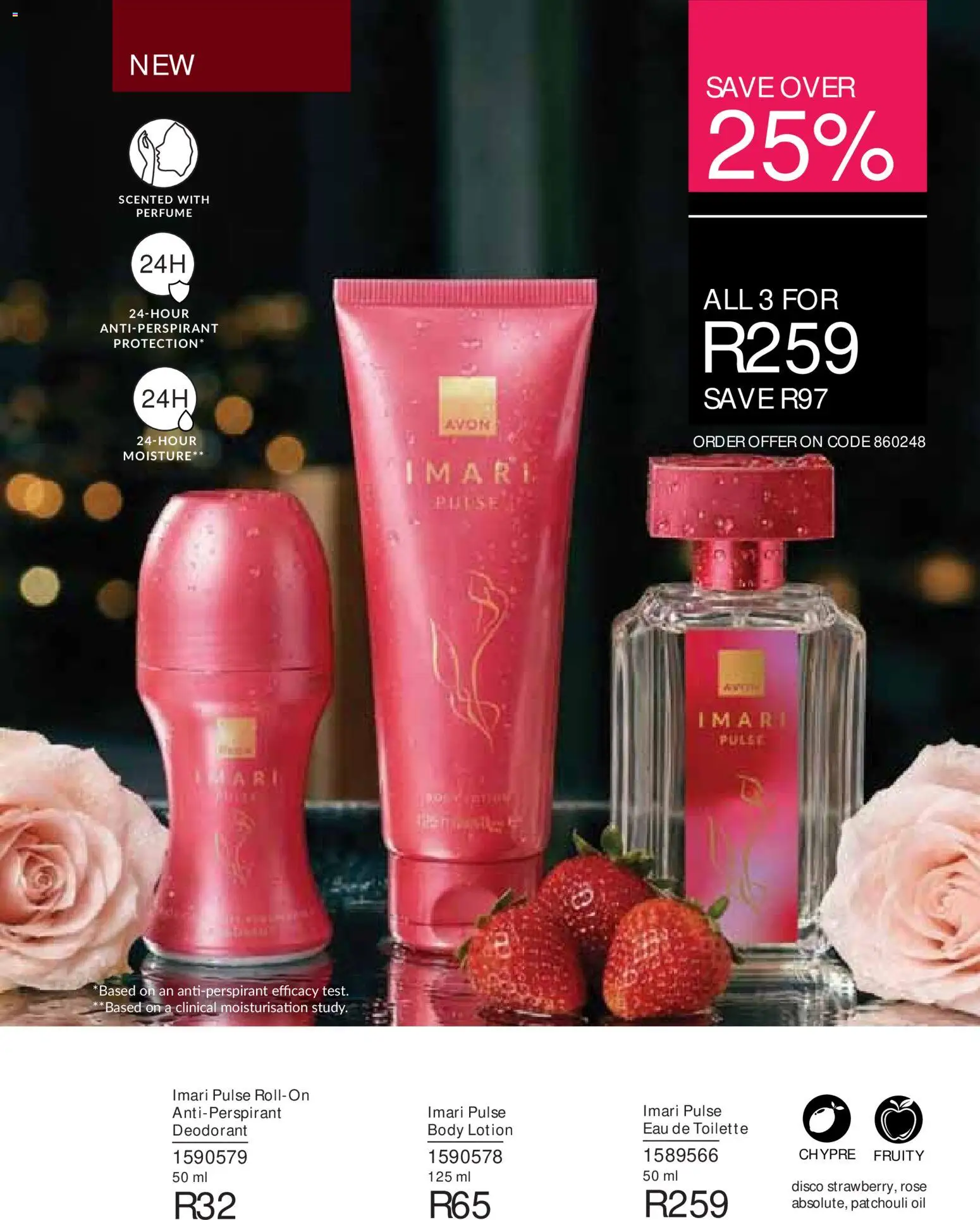 New Avon catalogue – valid from 01/09/2026 | Page: 65 | Products: Eau de toilette, Deodorant, Antiperspirant, Lotion