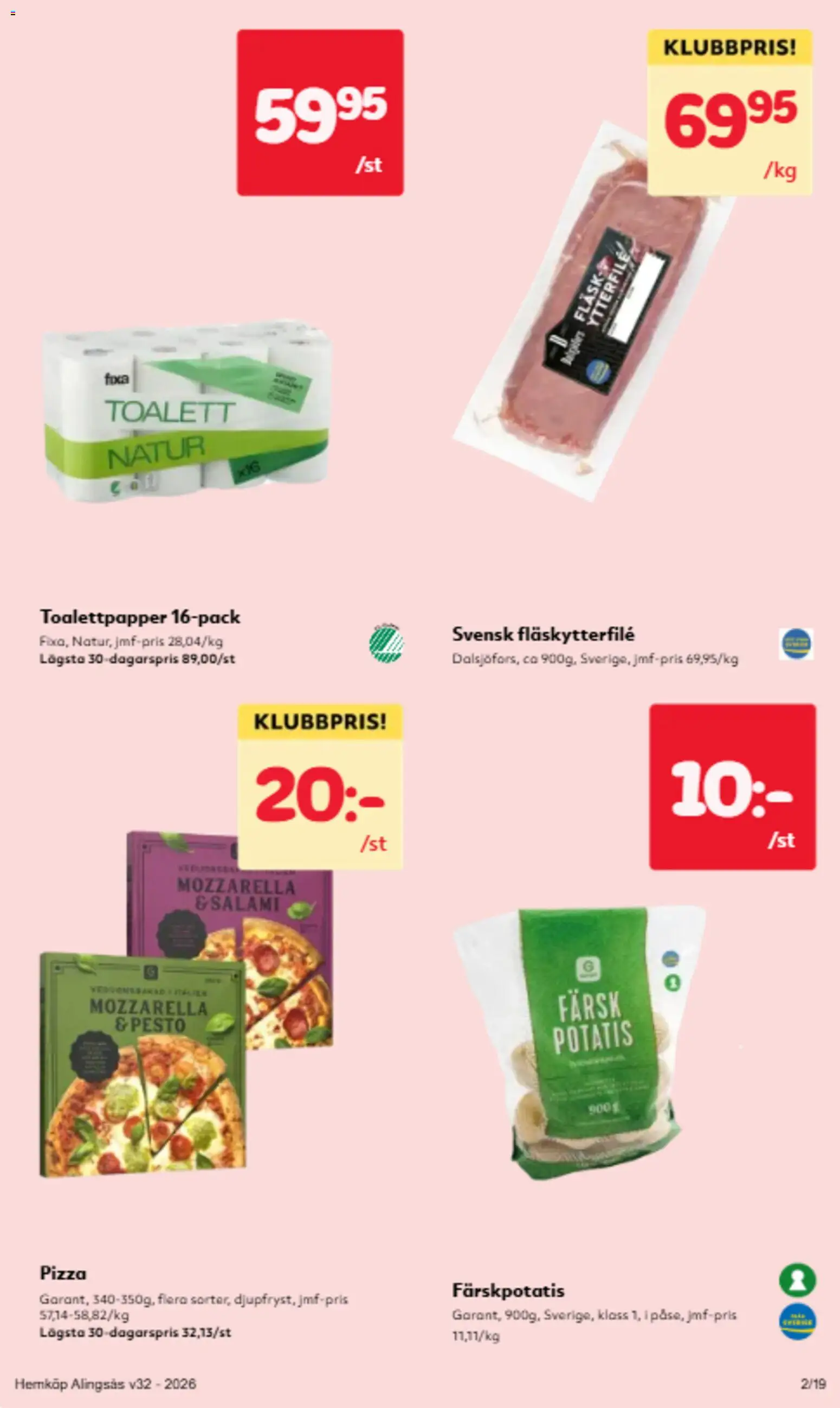 Hemköp reklamblad aktuell från 03/08/2026 | Sida: 2