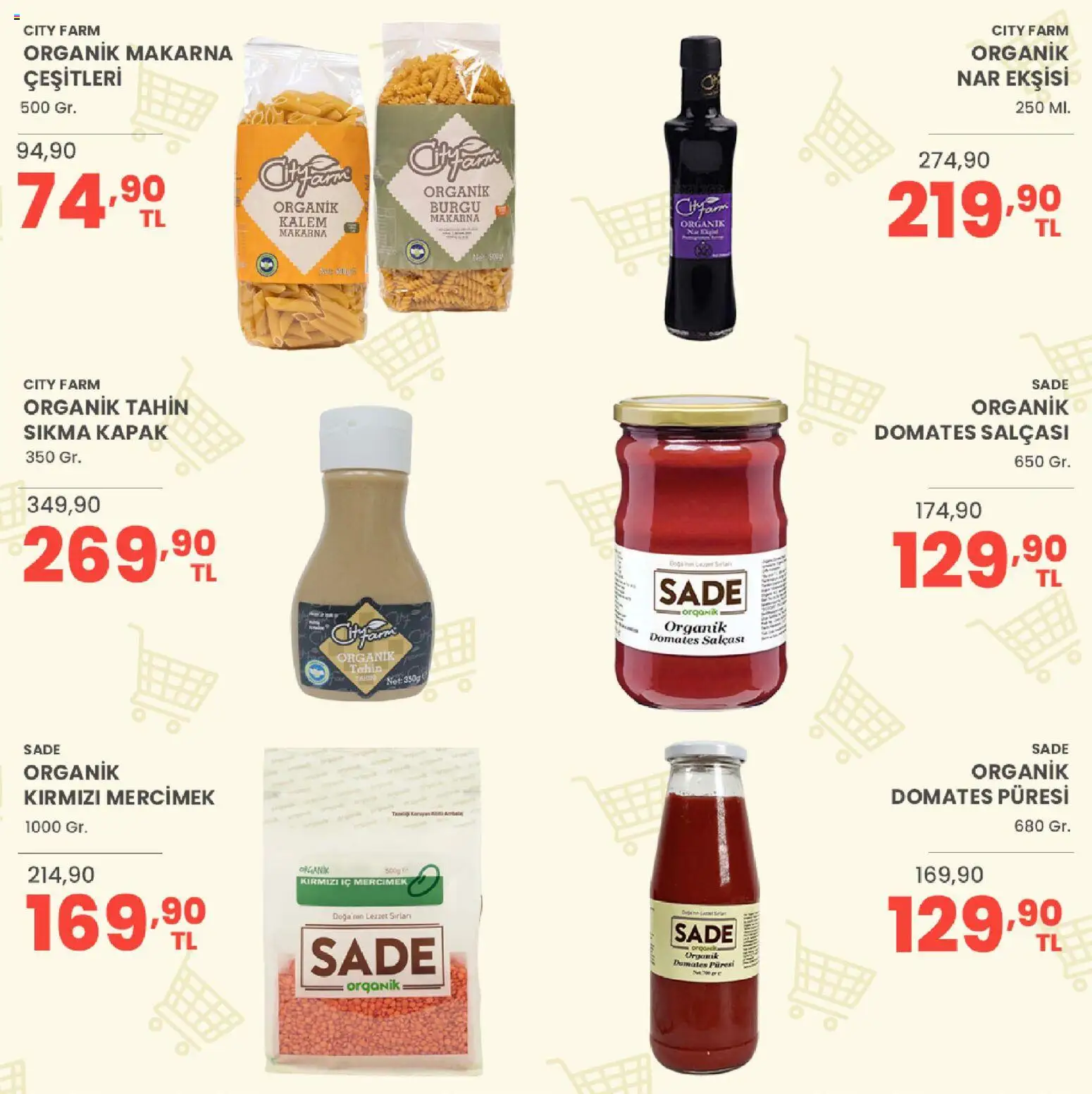 Sarıyer Katalog - 02 Ekim 2026 tarihinden itibaren geçerlidir | Sayfa: 27 | Ürünler: Mercimek, Domates, Makarna, Nar
