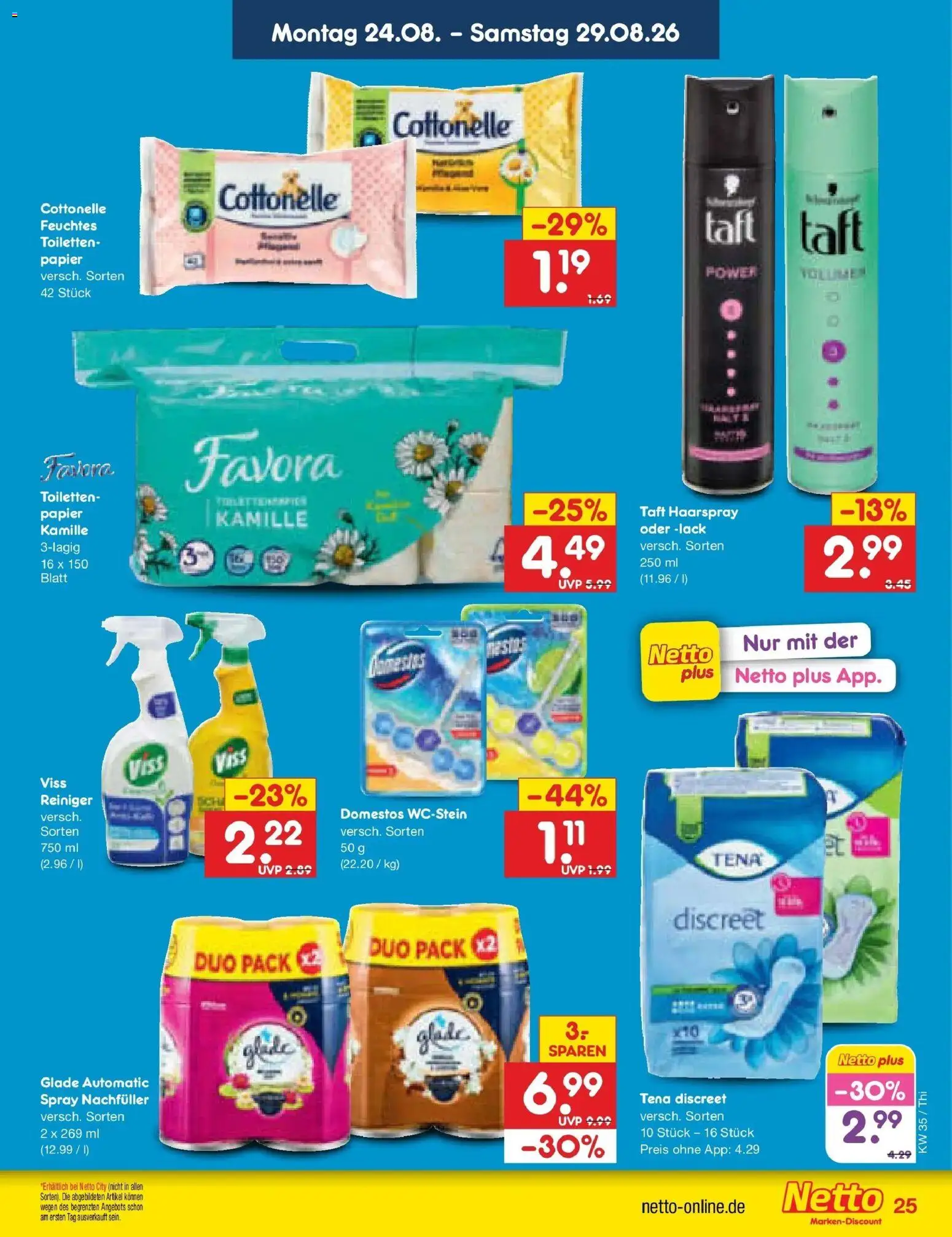Netto Marken-Discount Prospekt Thiendorf – gültig ab 24.08.2026 | Seite: 37 | Produkte: Haarspray