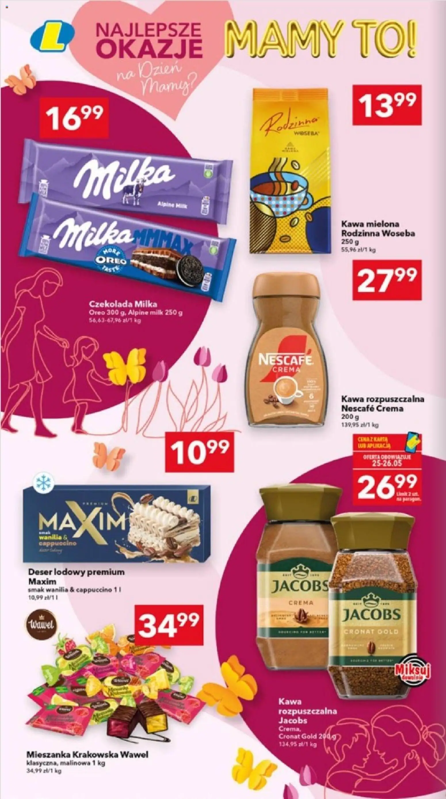 Lewiatan gazetka - Katowice od 21.05.2026 | Strona: 2 | Produkty: Nescafe, Kawa rozpuszczalna, Cappuccino, Milka