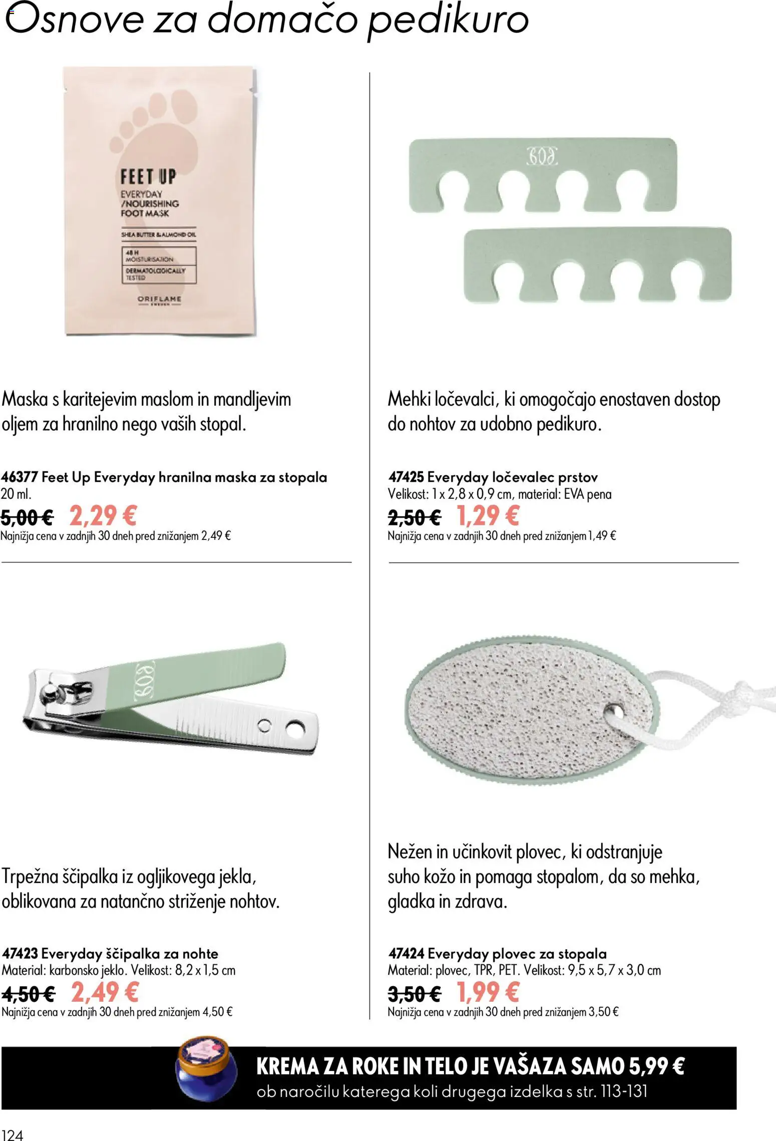 Novi Oriflame katalog ponudbe – veljaven od 24.06.2026 | Stran: 124 | Izdelki: Krema, Maska, Krema za roke