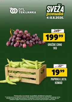 Tekijanka katalog Sveža ponuda - pregled Tekijanka kataloga - važi od 04.08.2026