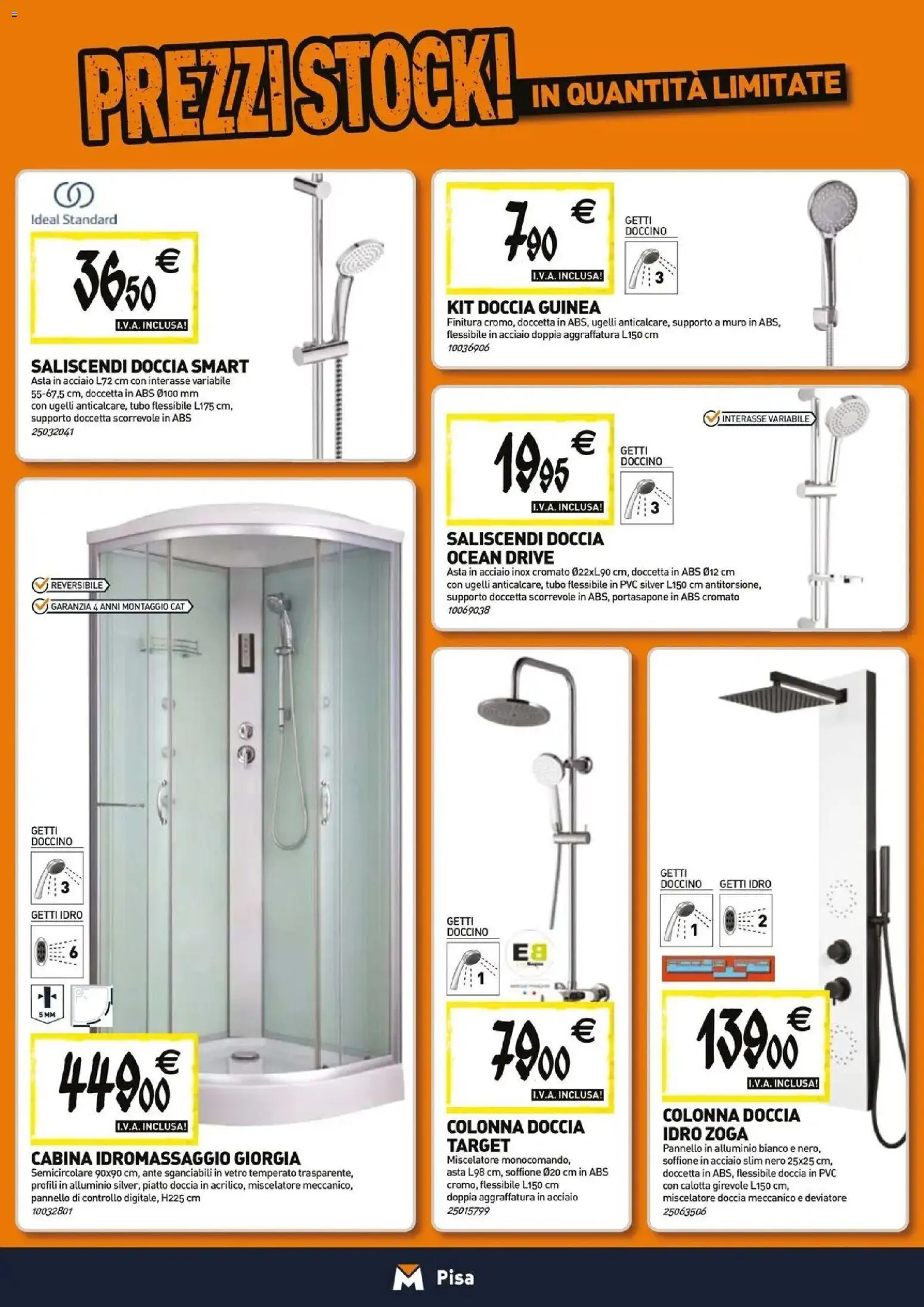 Nuovo TECNOMAT catalogo Pisa dal 27/08/2026 > offerte anteprima 🛍️ | Pagina: 3 | Prodotti: Tubo, Miscelatore, Alluminio, Doccia