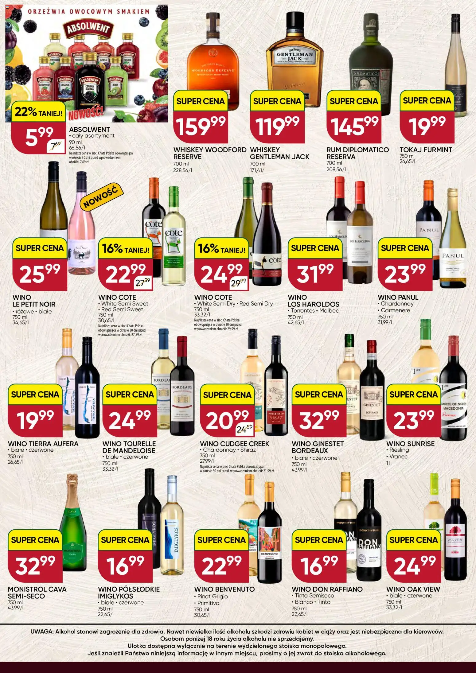 Chata Polska gazetka - Mocna Oferta od 20.10.2026 | Strona: 2 | Produkty: Riesling, Rum Diplomatico, Wino Cote, Diplomatico