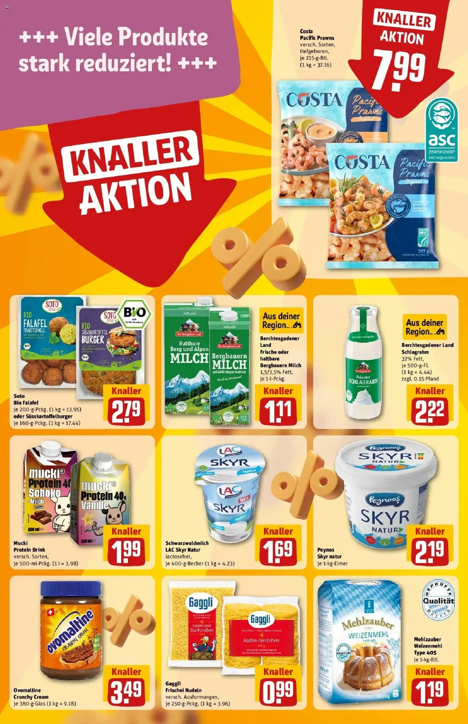 REWE Prospekt ab 26.10.2026 zum Blättern » Angebote | Seite: 18 | Produkte: Ovomaltine, Weizenmehl, Vanille, Nudeln