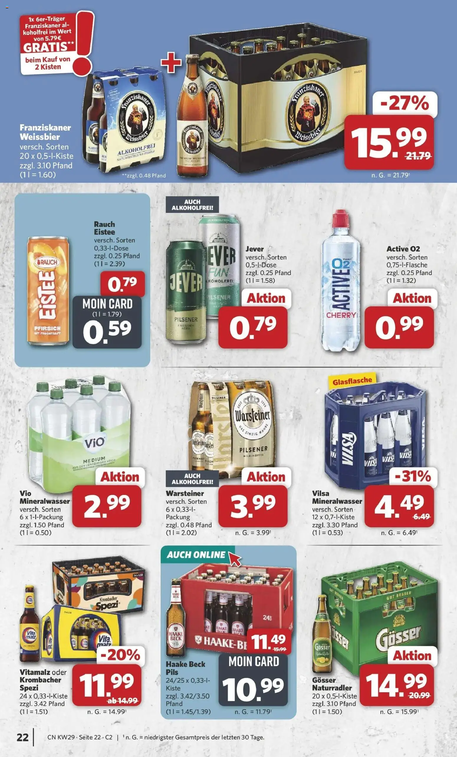 Combi Prospekt Bremen – gültig ab 13.07.2026 | Seite: 24 | Produkte: Weißbier, Jever, Krombacher, Fruchtsaft