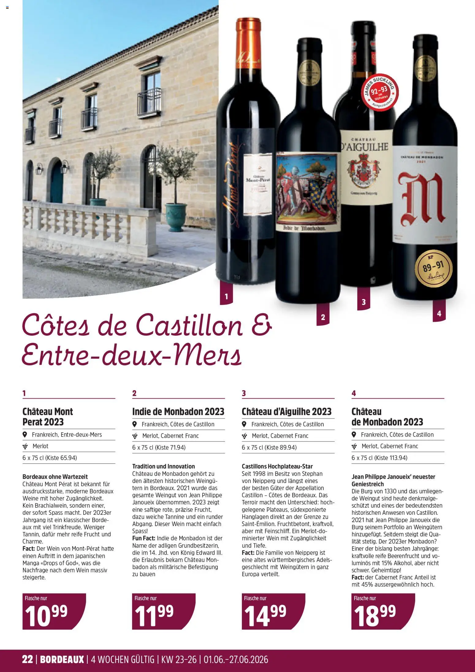 TopCC aktionen Weinfestival – gültig ab 01.06.2026 | Seite: 22 | Produkte: Merlot, Wein