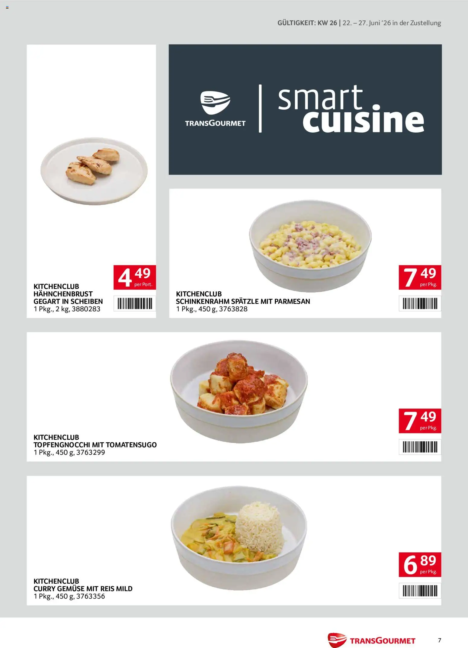 Transgourmet - Broschüre gültig ab 22.06.2026 | Seite: 7 | Produkte: Gemüse, Reis