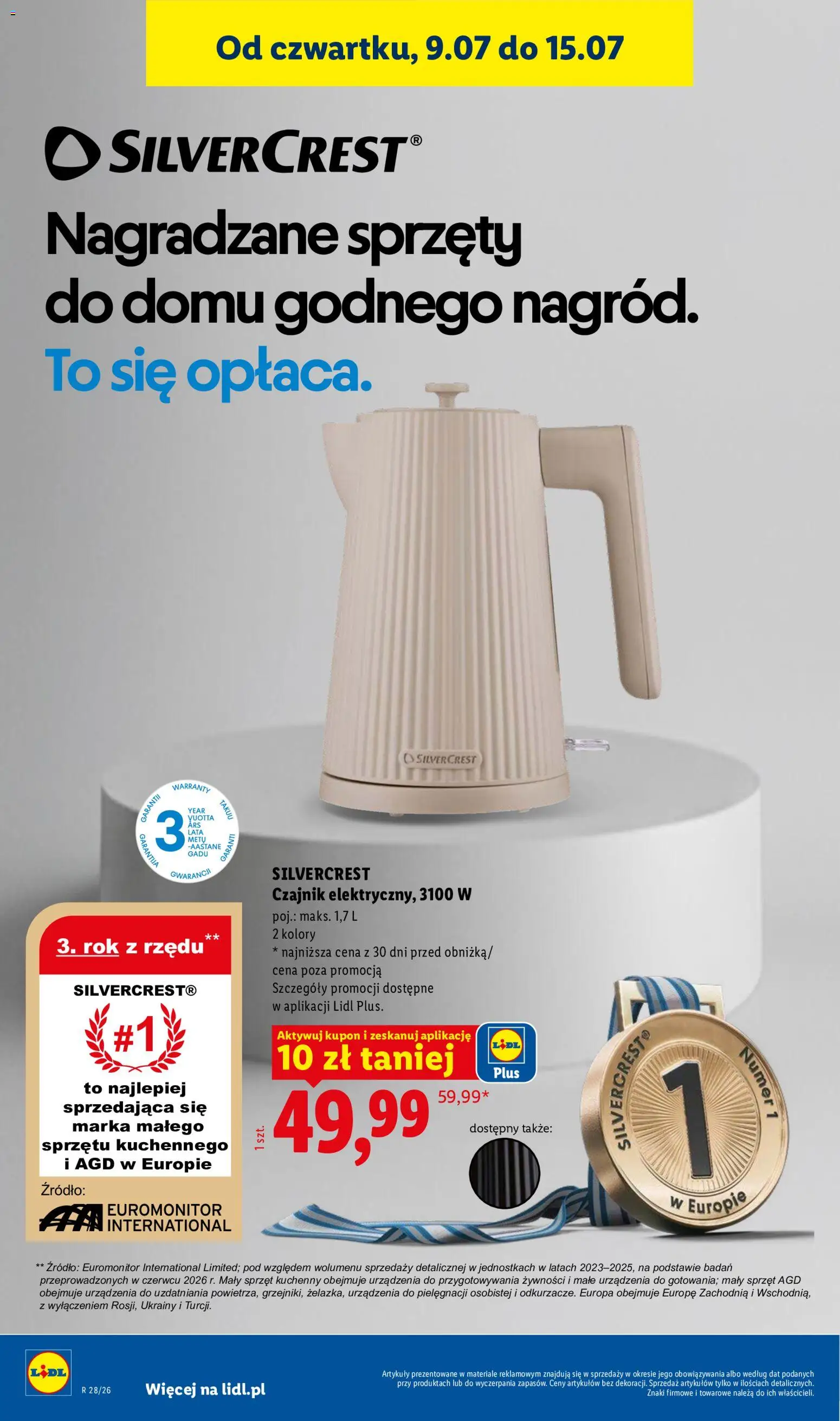 Lidl Katalog od 06.07.2026 | Strona: 28 | Produkty: Czajnik