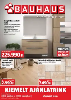 Bauhaus akciós újság - amely érvényes a következő dátumtól: 2026.10.01.