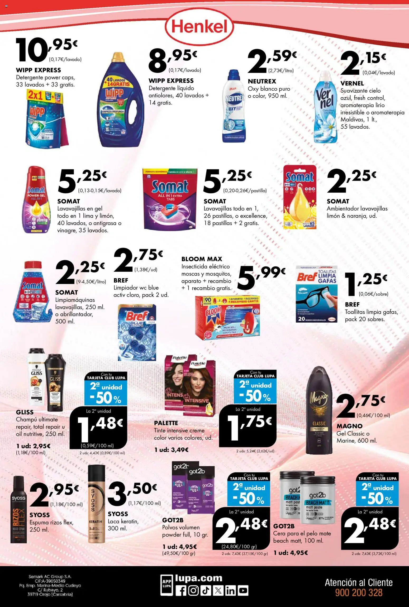 Lupa Supermercados folleto │ válido desde el 16/07/2026 | Página: 14 | Productos: Champú, Lima, Detergente, Detergente líquido