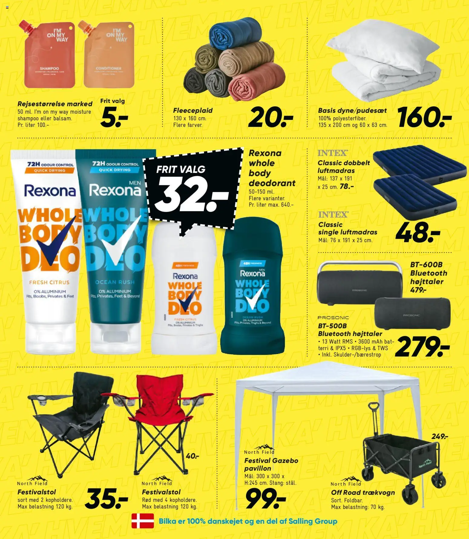 Bilka tilbudsavis – gyldig fra 19.06.2026 | Side: 11 | Produkter: Shampoo, Deodorant, Højttaler