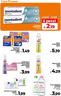 Anteprima del volantino Ipercoop volantino Sicilia valido a partire dal 31/07/2026 | Pagina: 47 | Prodotti: Acqua micellare, Struccante, Salviette struccanti, Dentifricio