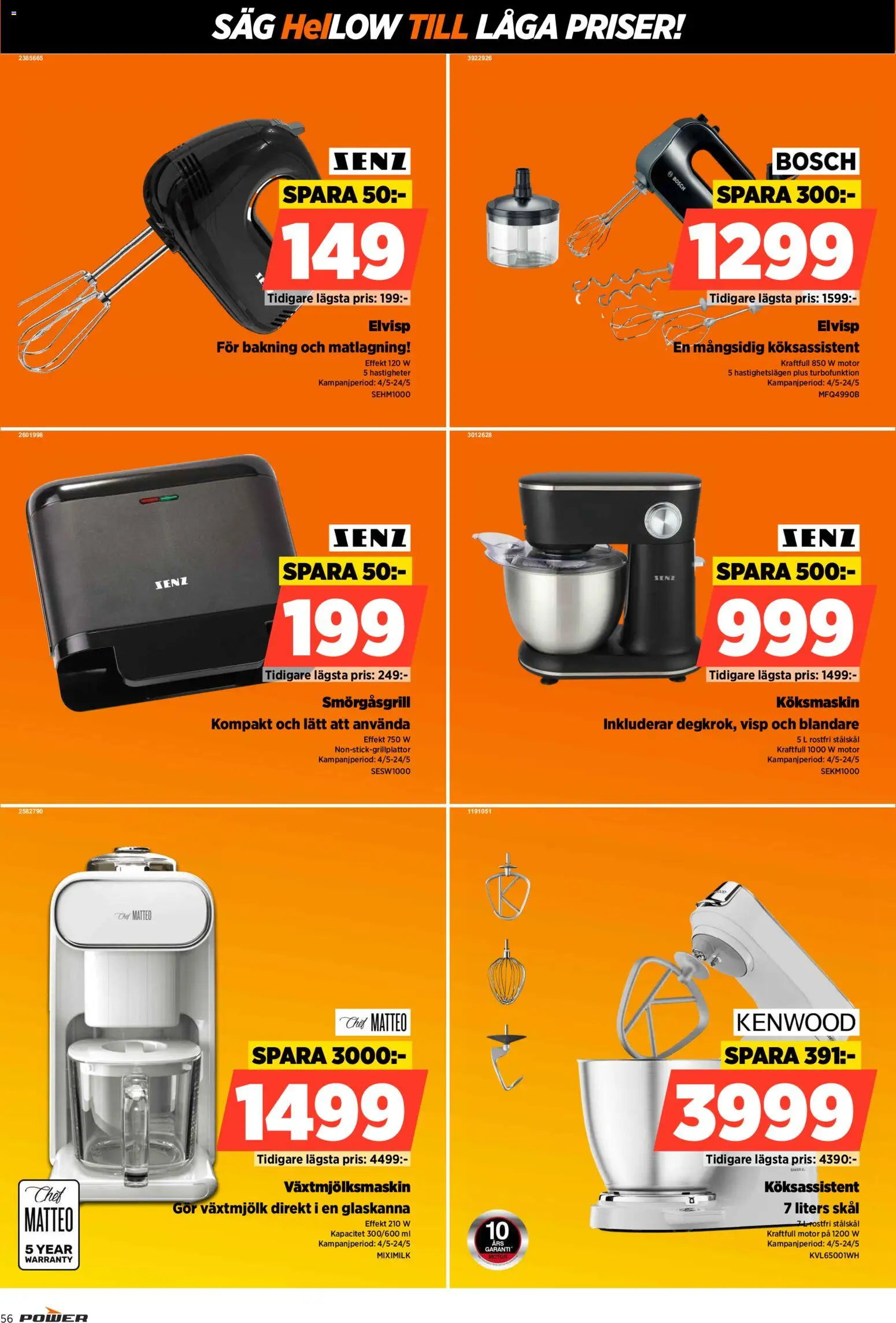 Power reklamblad aktuell från 04.05.2026 | Sida: 56