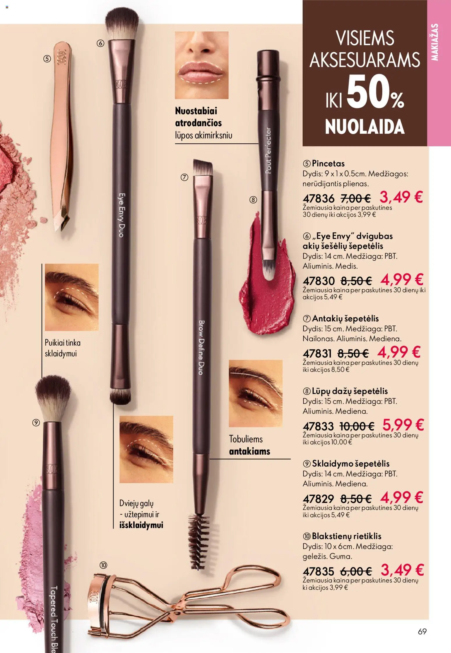 Oriflame akcijos nuo 03.06.2026 | Puslapis: 69 | Prekių: Makiažas, Šepetėlis