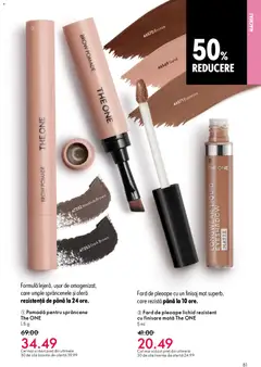 Ofertele Oriflame valabile de la 06.05.2026 | Pagină: 81 | Produse: Machiaj, Fard de pleoape