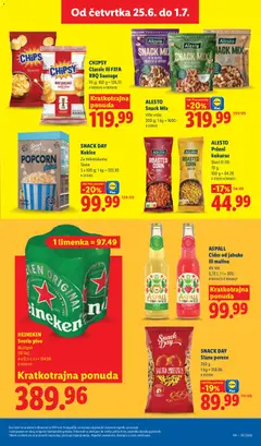 ALESTO Prženi kukuruz, Slani ili čili, 70 g - pregled Lidl kataloga - važi od 25.06.2026 | Strana: 57