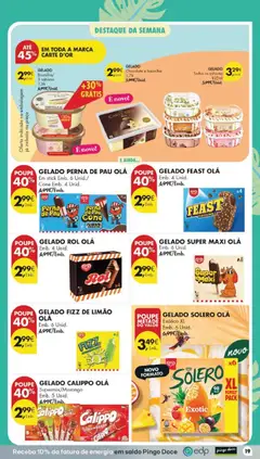 Pré-visualização GELADO, GELADO Baunilha/ 3 sabores 1,3lt válido de 09.06.2026 | Página: 21 | Produtos: Gelado, Chocolate