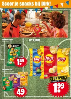 Dirk folder week 24 - Voorbeeld van een folder van Dirk, geldig van 10.06.2026 | Pagina: 22 | Producten: Pizza, Chips, Kész piskótalap, Cheetos