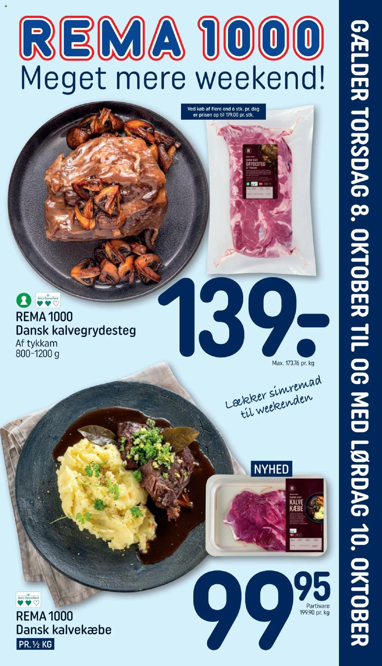 Rema 1000 tilbudsavis – gyldig fra 08/10/2026 | Side: 1