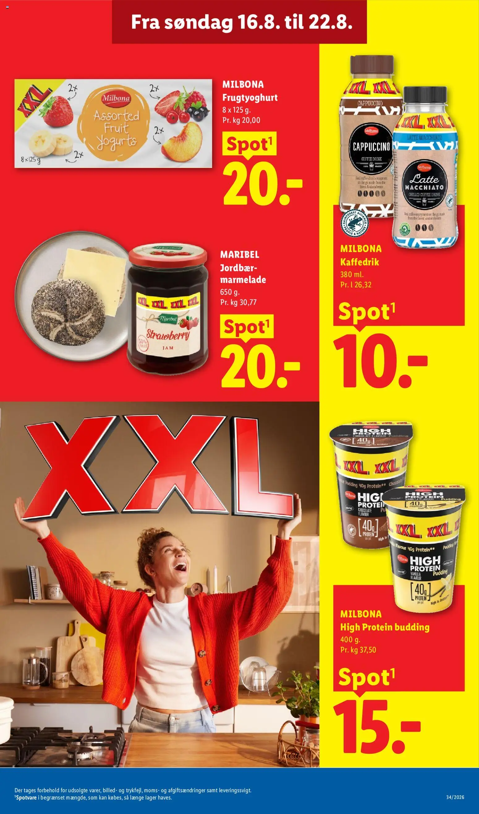 Lidl tilbudsavis – gyldig fra 16/08/2026 | Side: 14 | Produkter: Jordbær, Marmelade, Søm