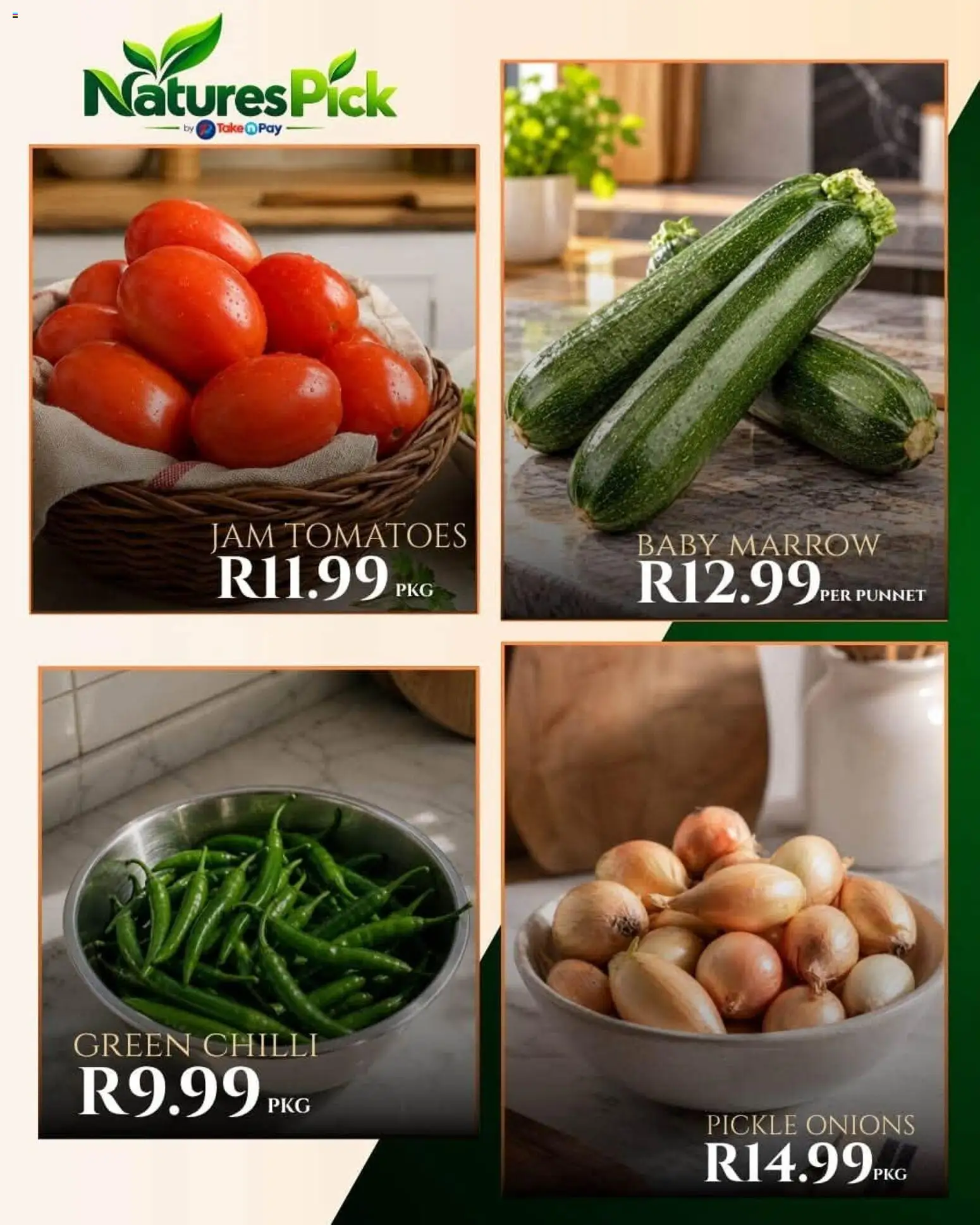 New Take n Pay catalogue – valid from 20/10/2026 | Page: 8 | Products: Jam, Tomatoes, Onions, Chilli