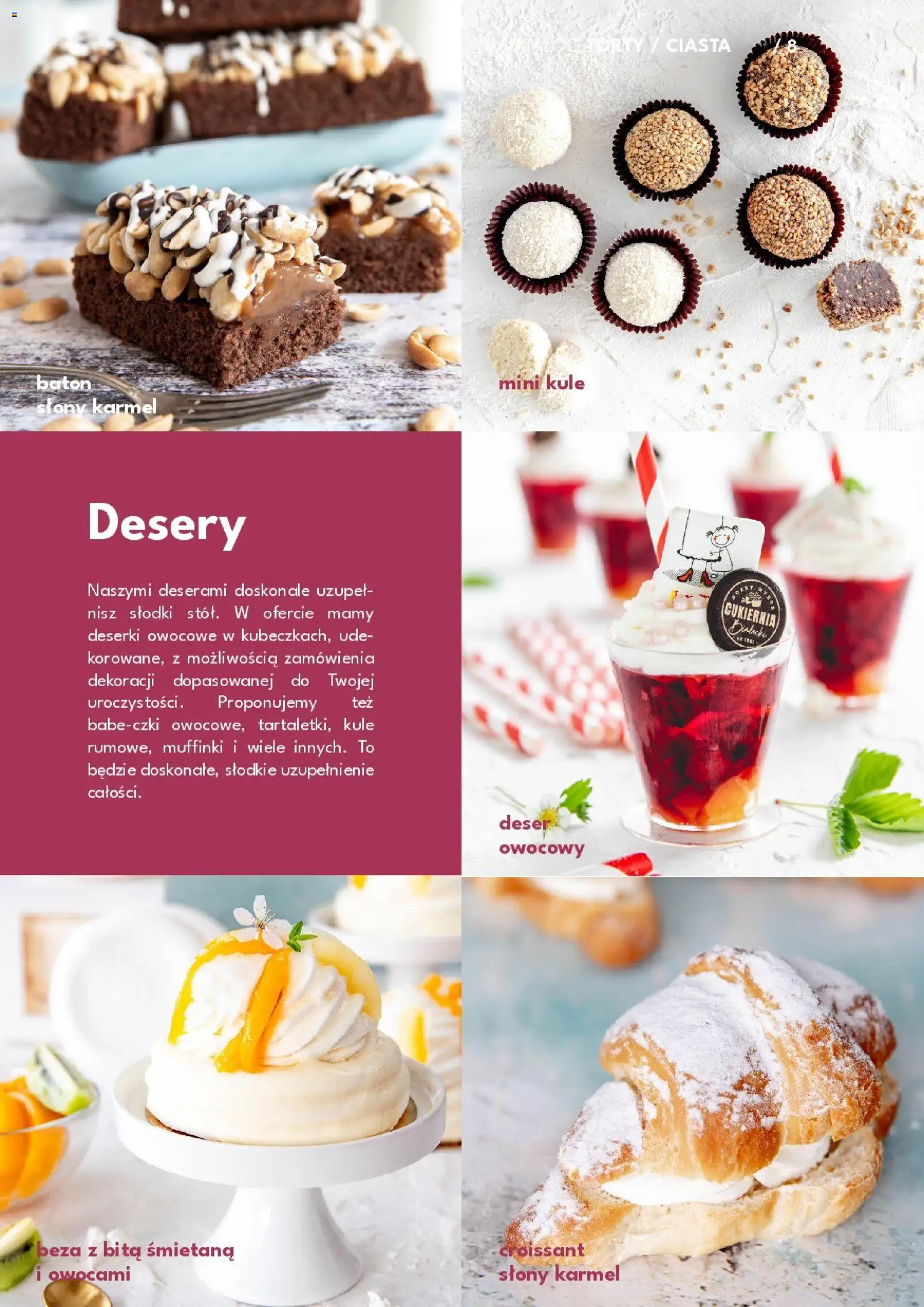 Twój Market Gazetka - Katalog torty i ciasta od 30.07.2021 | Strona: 9 | Produkty: Baton, Babeczki, Śmietana