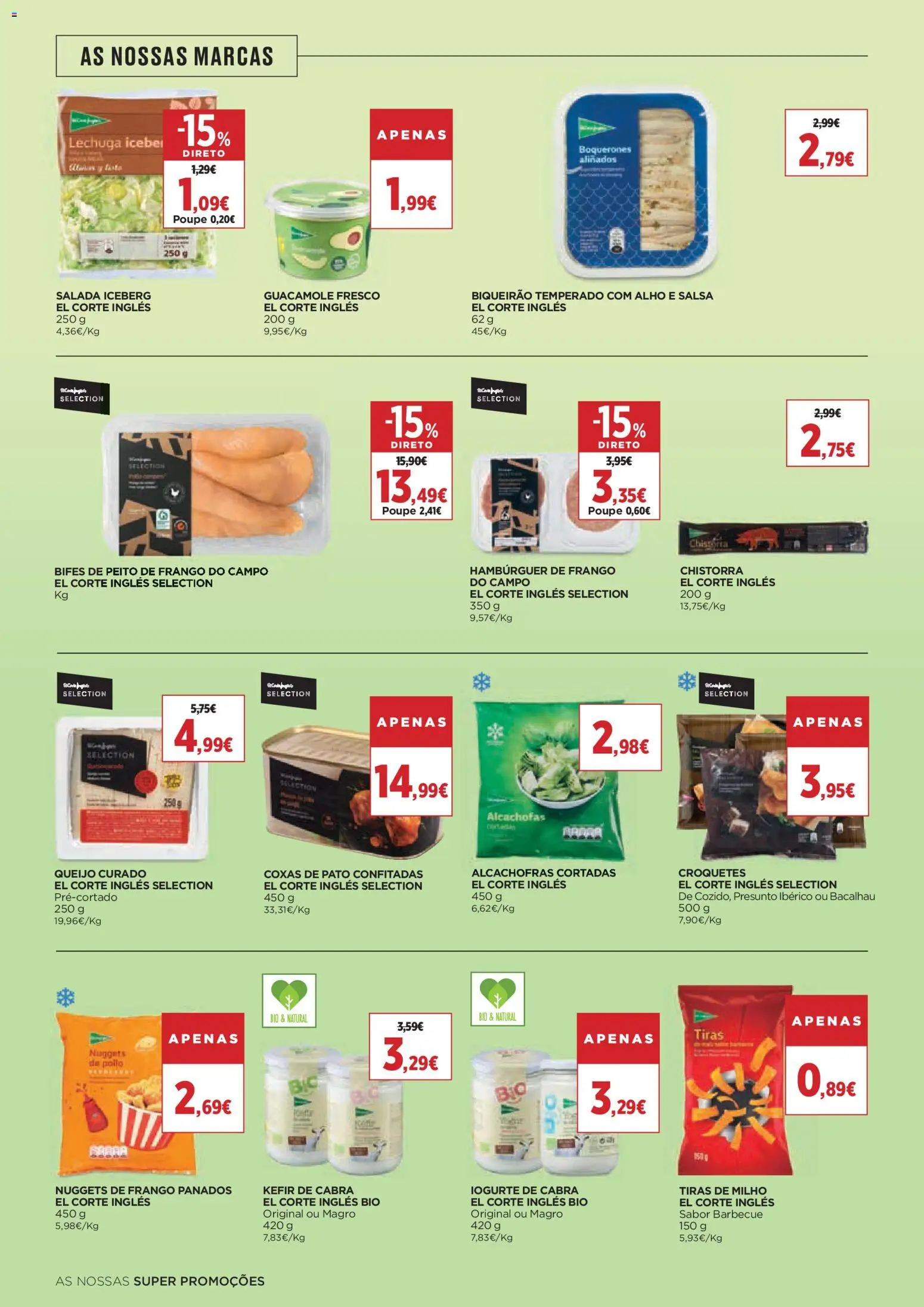 El Corte Ingles folheto │ válido de 05.06.2026 | Página: 32 | Produtos: Frango, Presunto, Alcachofras, Nuggets