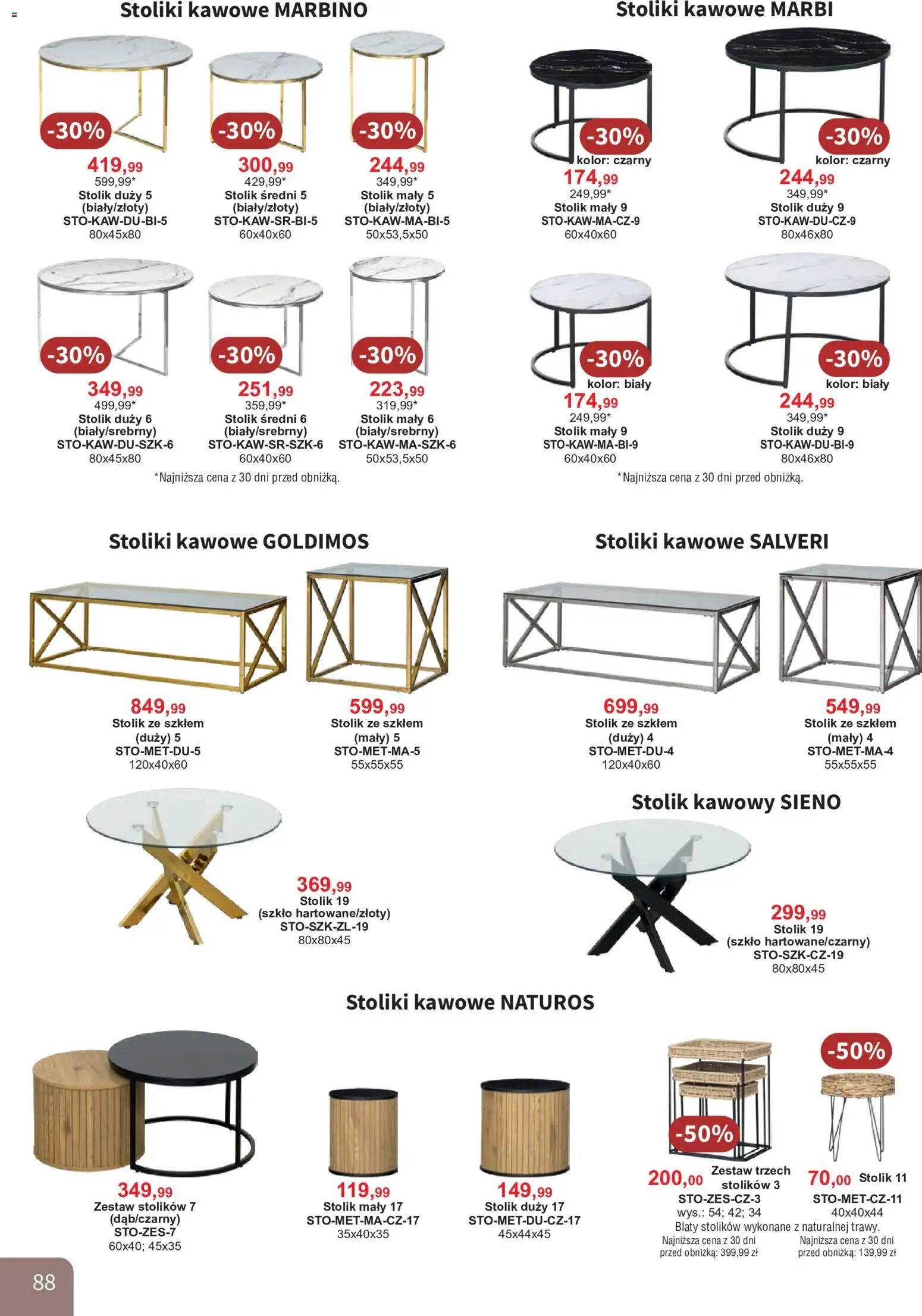 Bodzio Katalog od 01.08.2026 | Strona: 88 | Produkty: Stolik kawowy