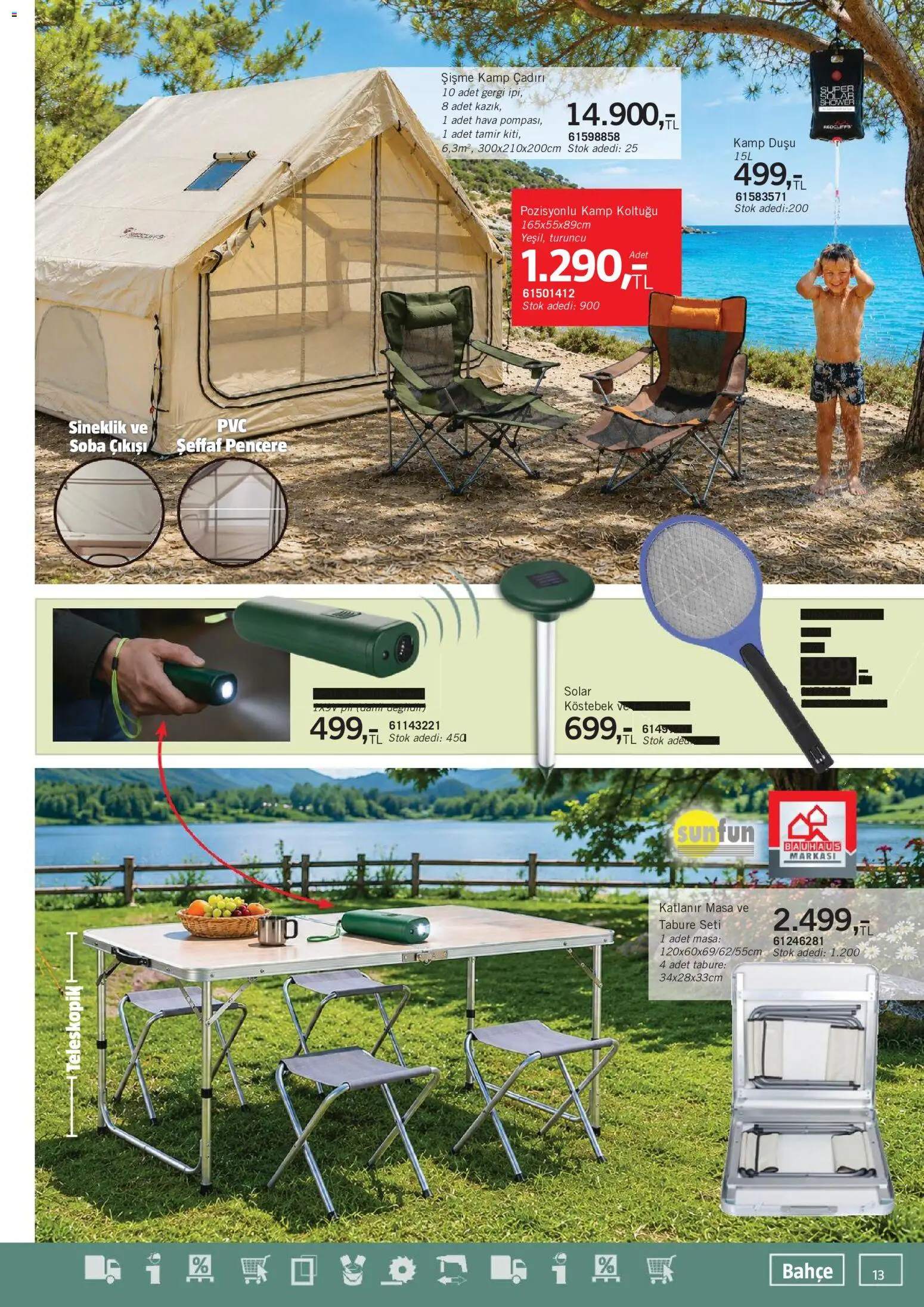 Bauhaus Katalog - 04 Temmuz 2026 tarihinden itibaren geçerlidir | Sayfa: 13 | Ürünler: Masa, Soba