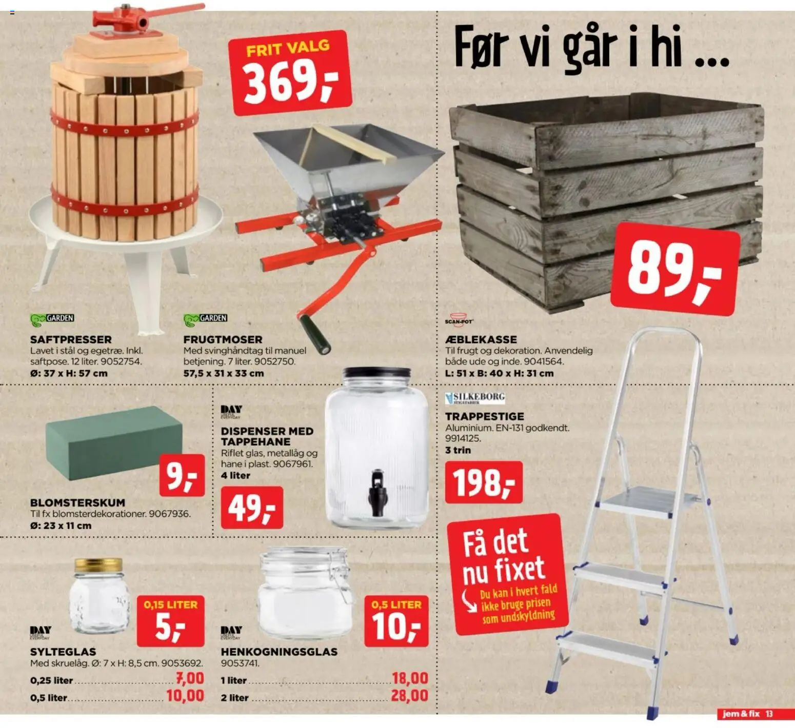 Jem & fix tilbudsavis – gyldig fra 06/09/2026 | Side: 13 | Produkter: Søm