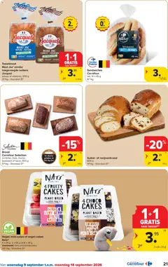 Carrefour folder week 37 - Voorbeeld van een folder van Carrefour, geldig van 09/09/2026 | Pagina: 21 | Producten: Toast, NOS, Zak, Brood